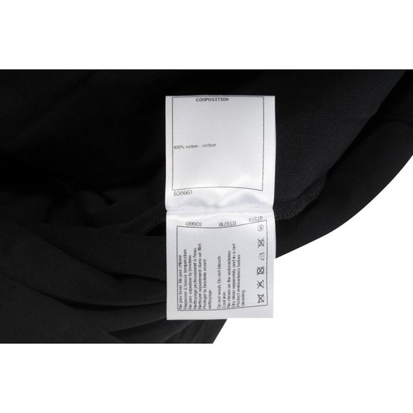 Chanel Pharrell Mens T Shirt XL Black Sequence Coco Logo Cotton Short Sleeve - Picture 9 of 10